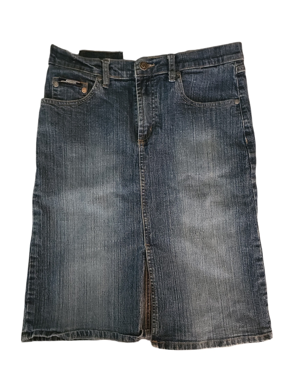 Squeeze by Stephen Hardy Stretch Denim Pencil Skirt